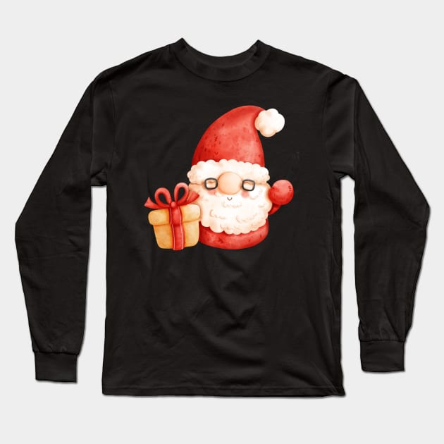 hangin with my preschool gnomies, christmas gnomes Long Sleeve T-Shirt by KyrgyzstanShop